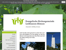 Tablet Screenshot of evangelisch-lockhausen-ahmsen.de